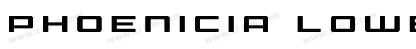 Phoenicia Lower Cas字体转换